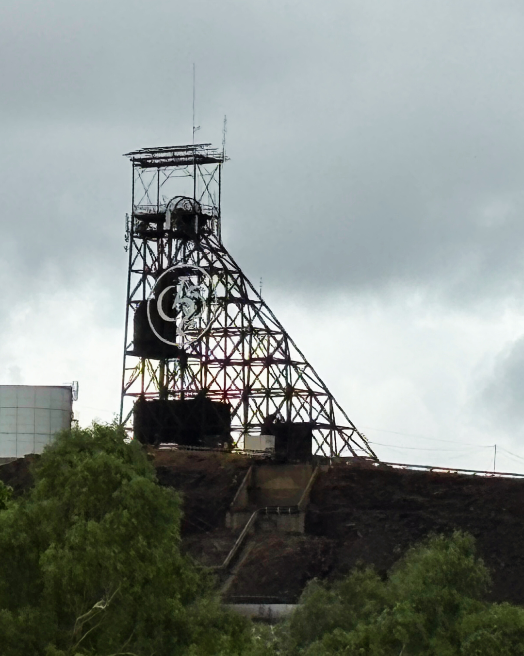 Mine header on horizon in Mount Isa Queensland