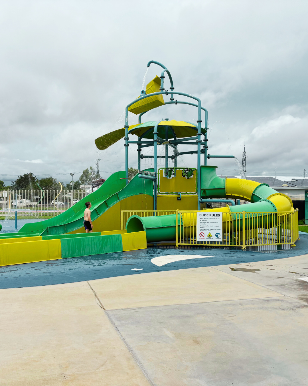 A small waterslide in remove north central Queensland